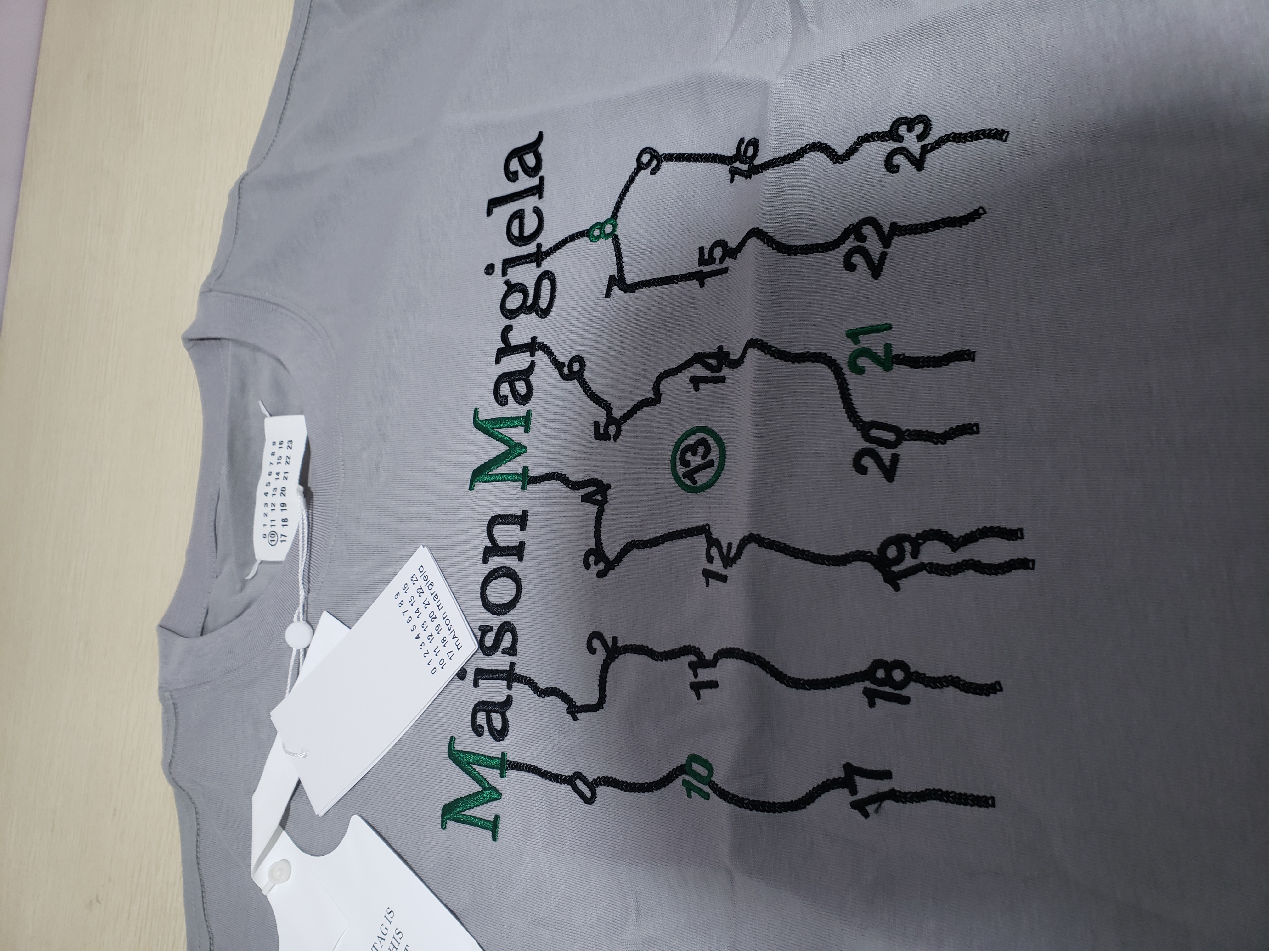 Bstsneaker-Maison Margiela T-shirt  Gery 120