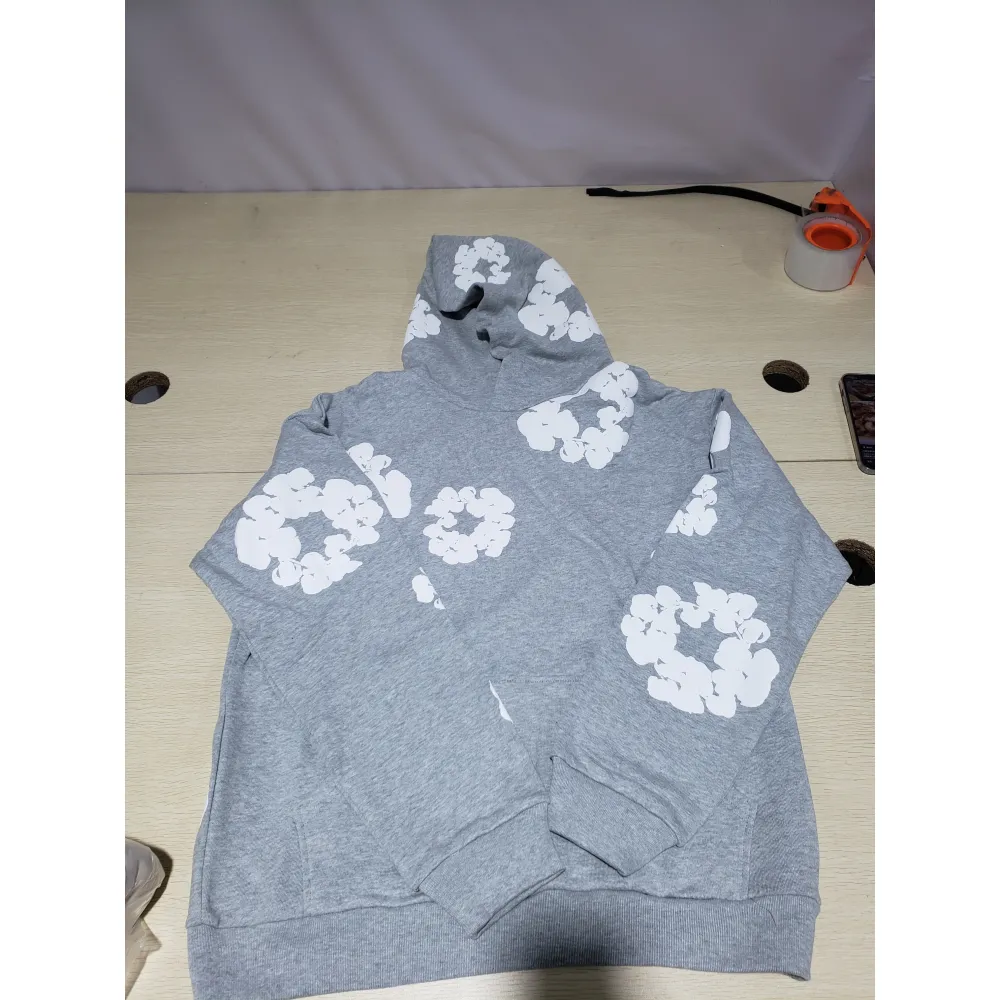 Bstsneaker-Denim Tears The Cotton Wreath Hoodie Grey