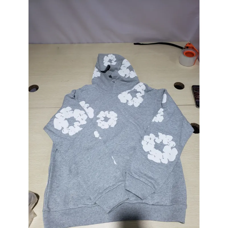 Bstsneaker-Denim Tears The Cotton Wreath Hoodie Grey
