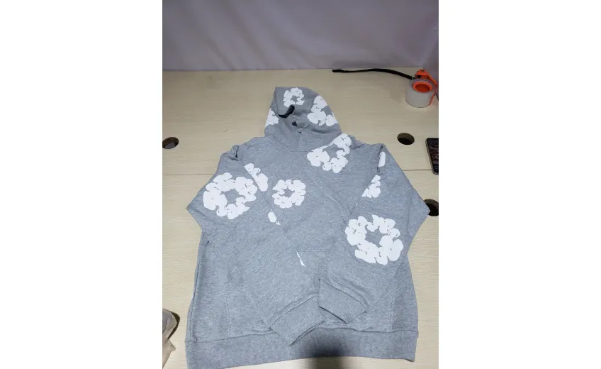 Bstsneaker-Denim Tears The Cotton Wreath Hoodie Grey