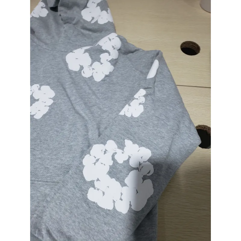 Bstsneaker-Denim Tears The Cotton Wreath Hoodie Grey