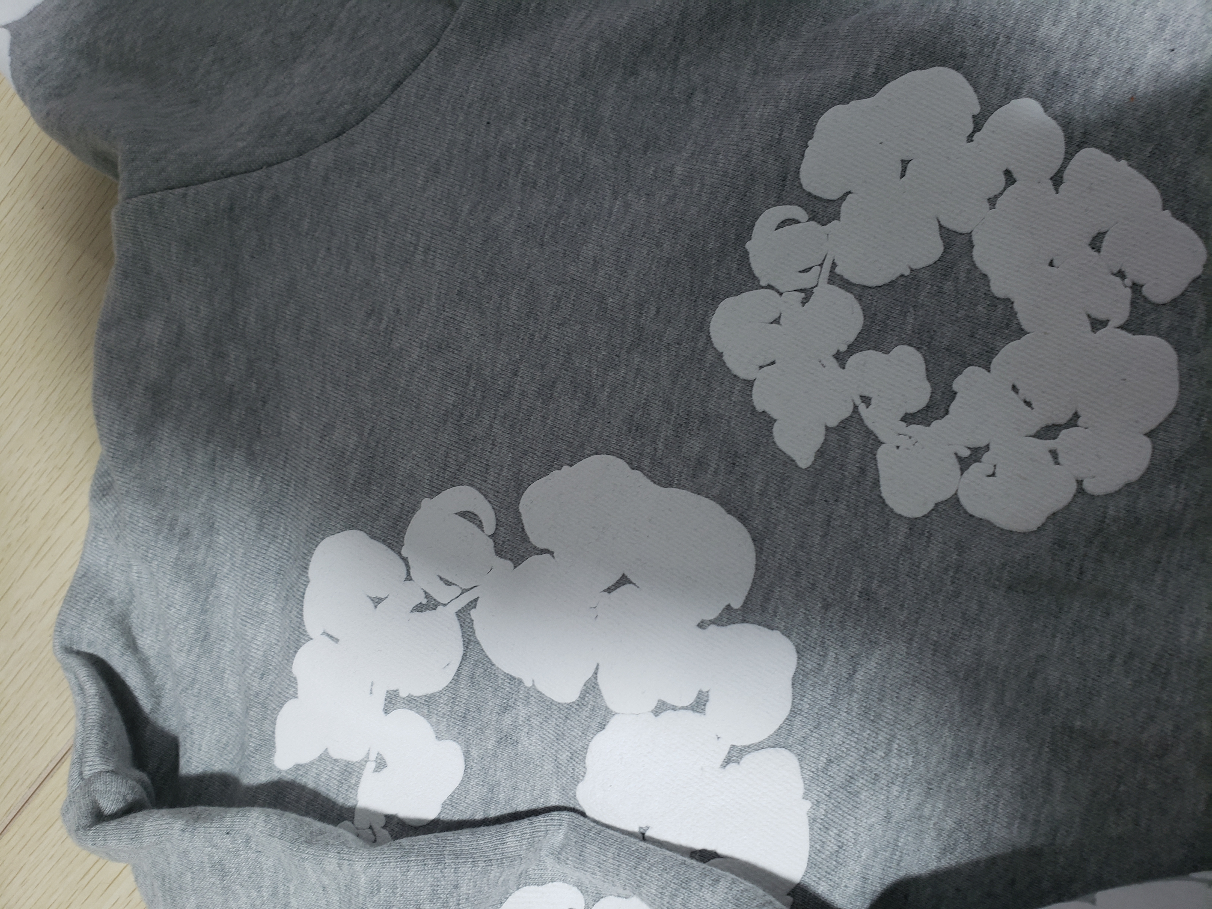 Bstsneaker-Denim Tears The Cotton Wreath Hoodie Grey