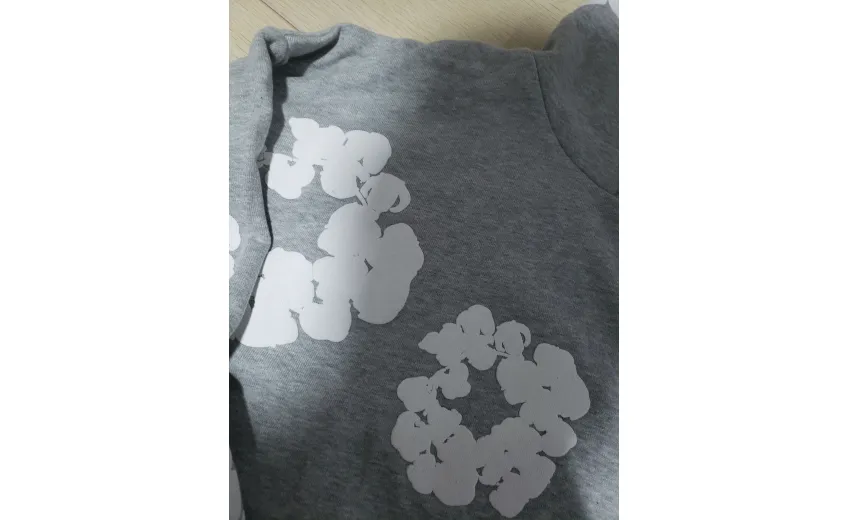Bstsneaker-Denim Tears The Cotton Wreath Hoodie Grey