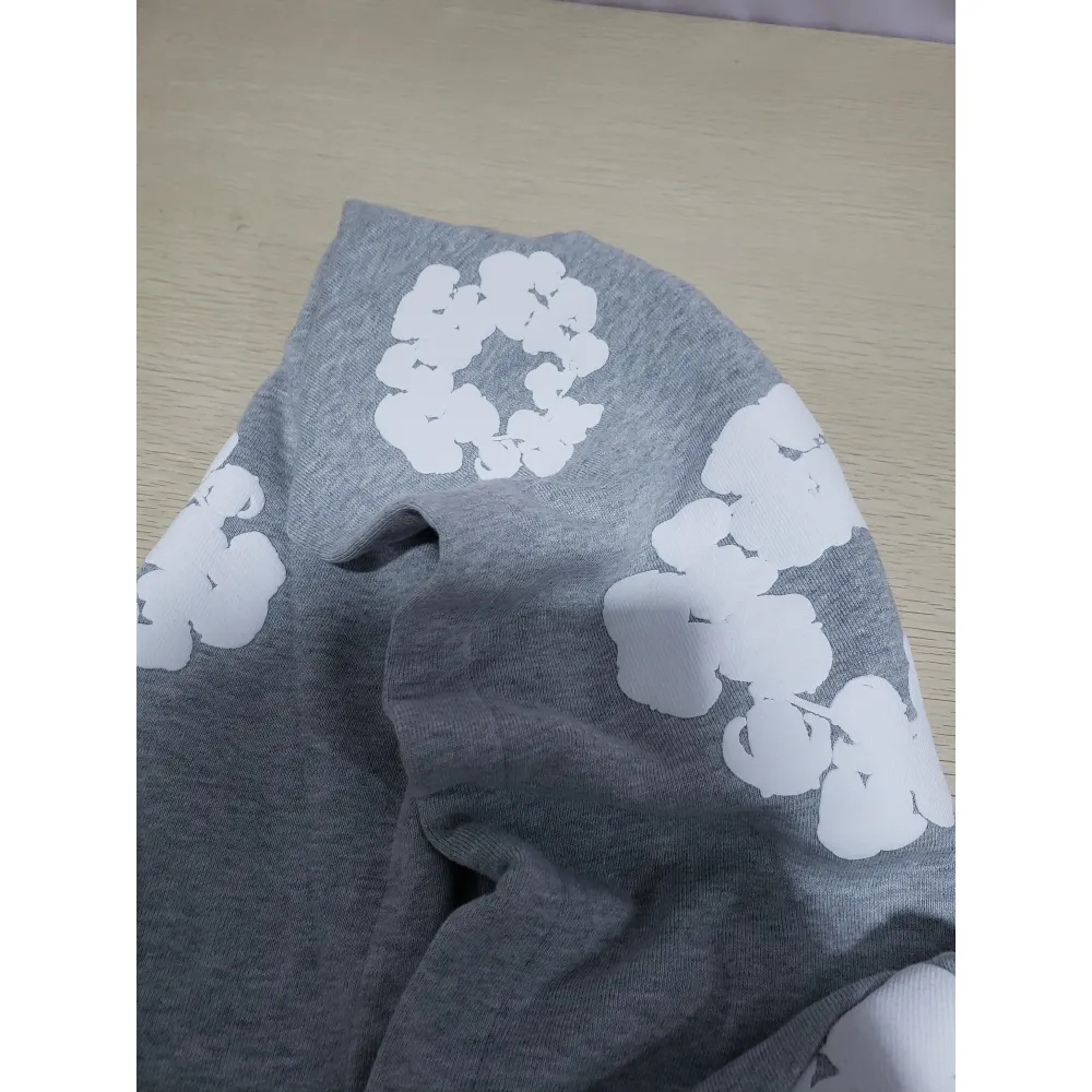 Bstsneaker-Denim Tears The Cotton Wreath Hoodie Grey