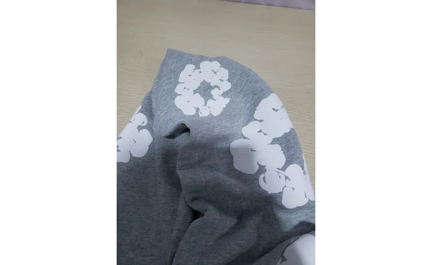 Bstsneaker-Denim Tears The Cotton Wreath Hoodie Grey