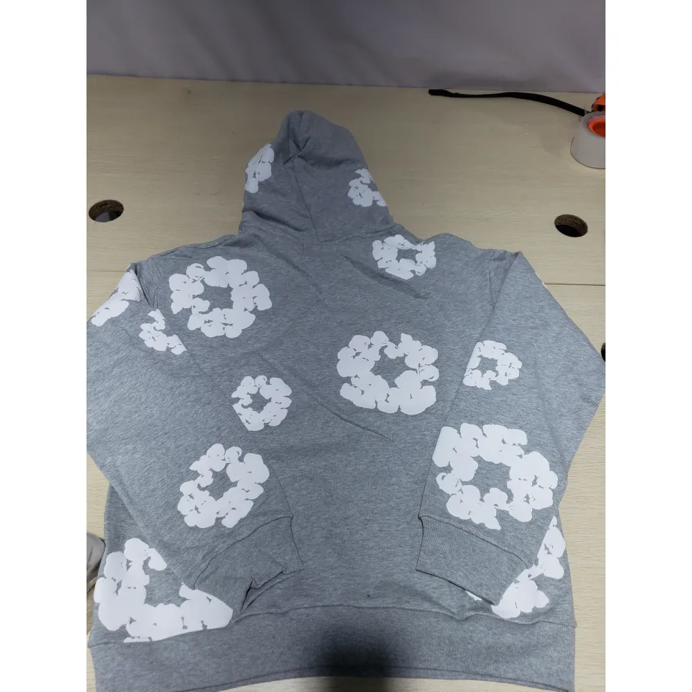 Bstsneaker-Denim Tears The Cotton Wreath Hoodie Grey