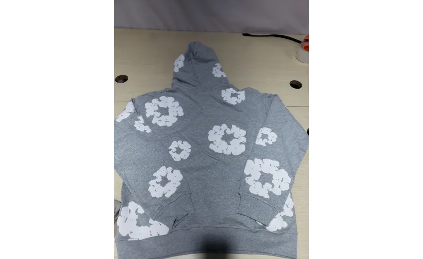 Bstsneaker-Denim Tears The Cotton Wreath Hoodie Grey