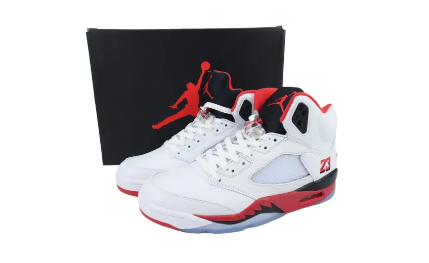 Bstsneaker- Air Jordan 5 Retro Fire Red  2025 HQ7980-101