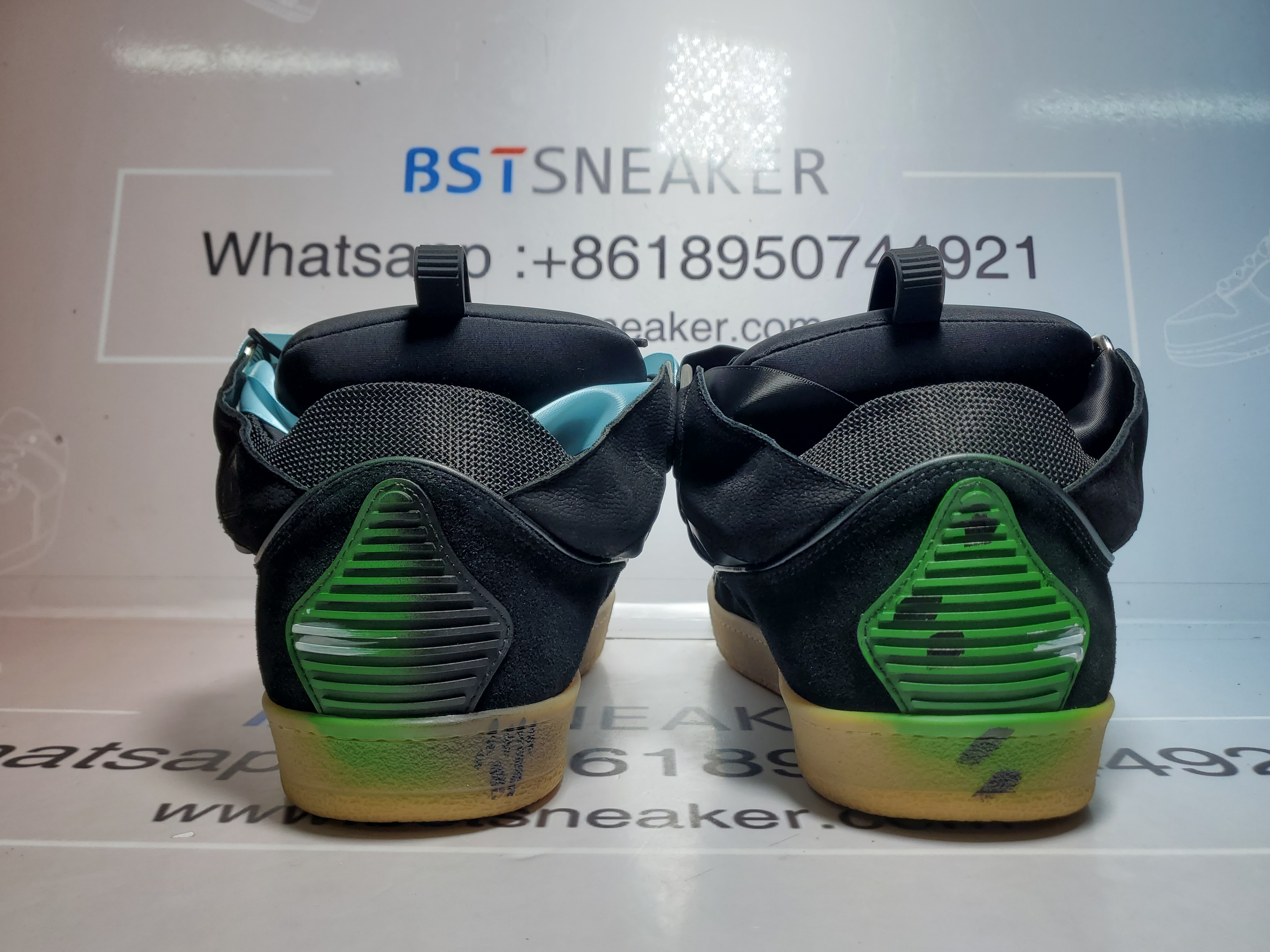 Bstsneaker-Lanvin Leather Curb Gallery Dept Black Multi FM-SKRK11-DRGD-P2210S1