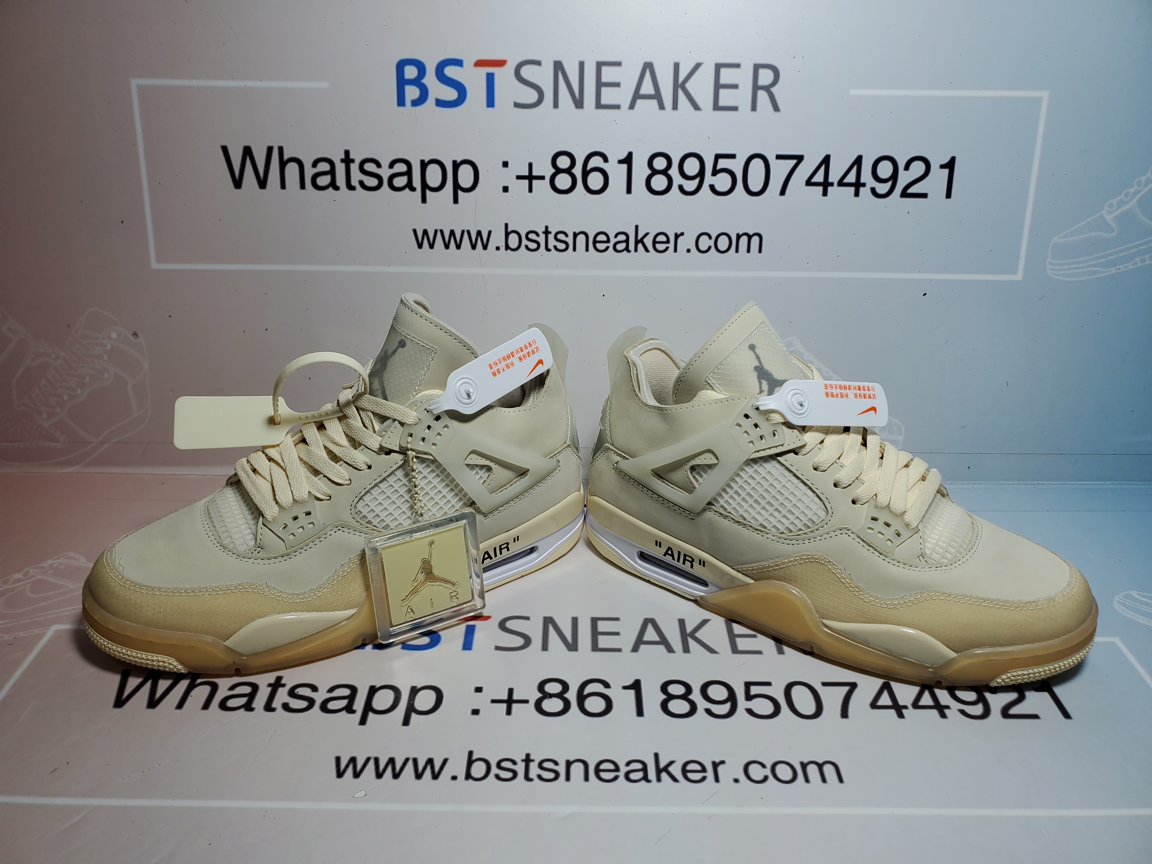 Bstsneaker- Nike Air Jordan 4 Retro Off-White Sail (W) CV9388-100 