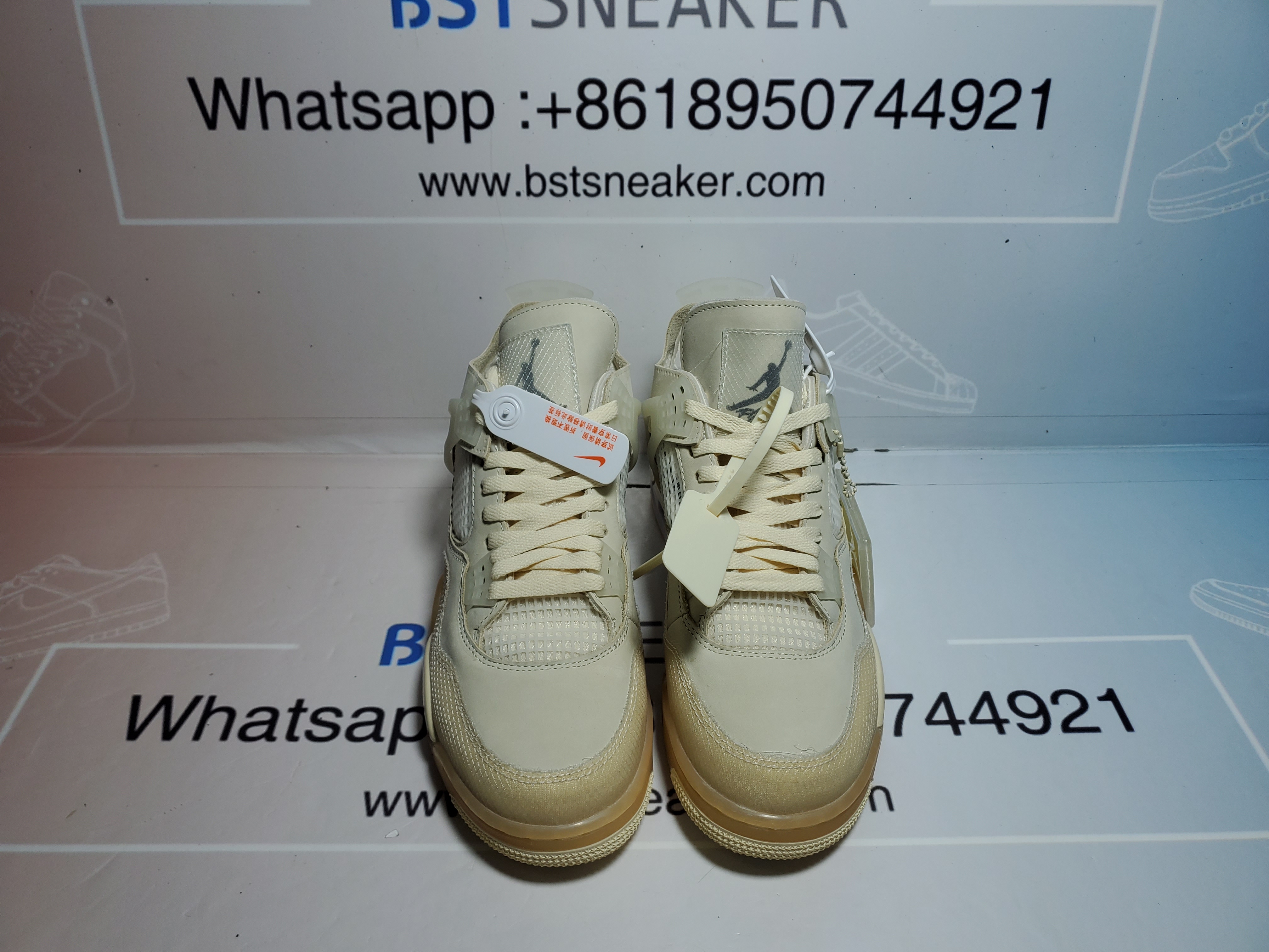 Bstsneaker- Nike Air Jordan 4 Retro Off-White Sail (W) CV9388-100 