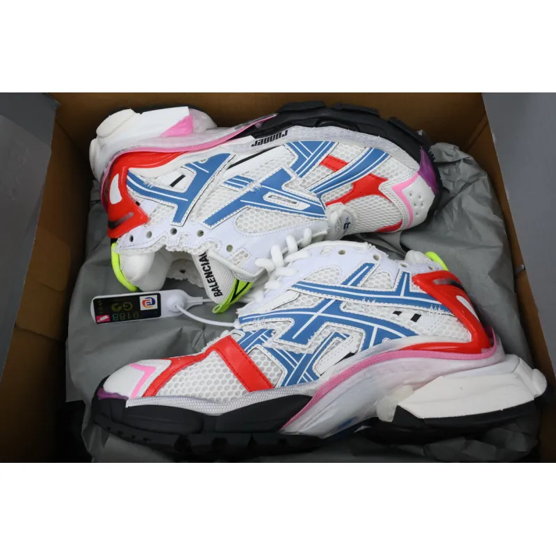 Bstsneaker-Balenciaga Runner Sneaker White Multi-Color 677402 W3RB6 9645