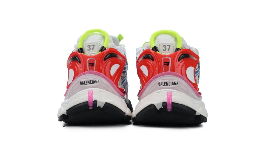 Bstsneaker-Balenciaga Runner Sneaker White Multi-Color 677402 W3RB6 9645