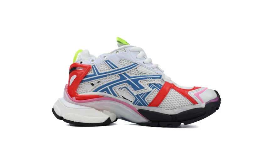 Bstsneaker-Balenciaga Runner Sneaker White Multi-Color 677402 W3RB6 9645