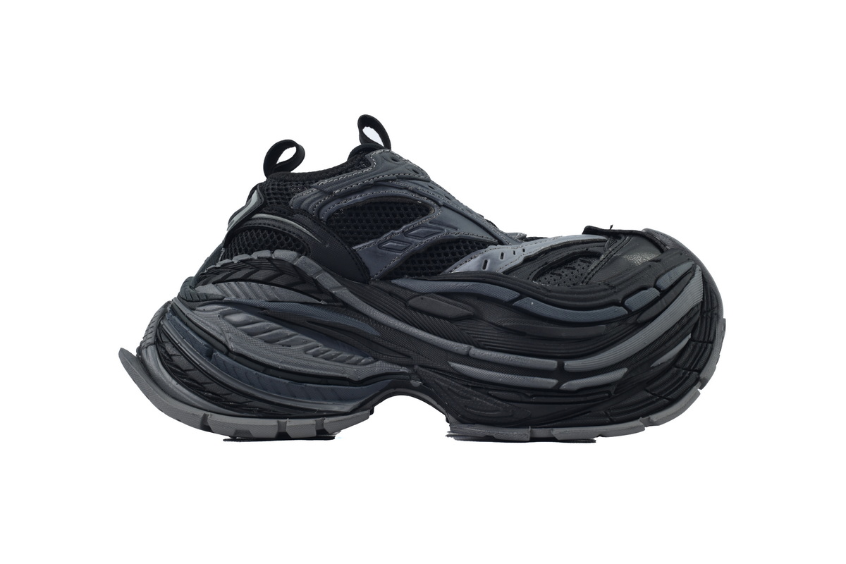 Bstsneaker- Balenciaga  Platform Reduced Sneaker in Dark Grey