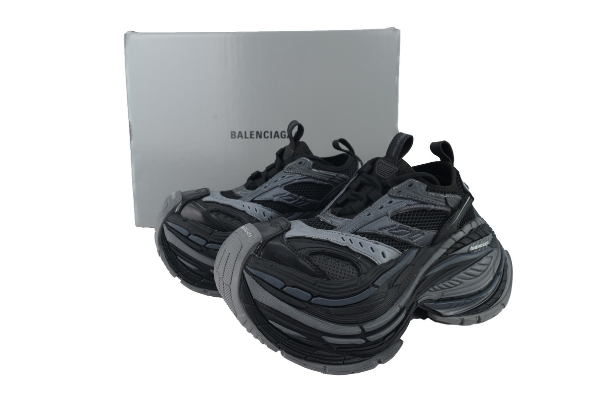 Bstsneaker- Balenciaga  Platform Reduced Sneaker in Dark Grey