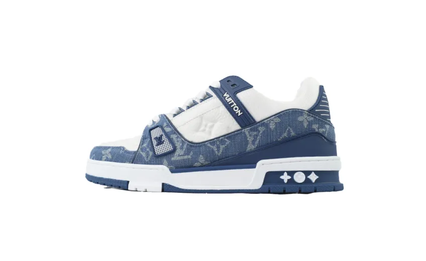 Bstsneaker- Louis Vuitton Top Chip Blue Skate ( NFC）