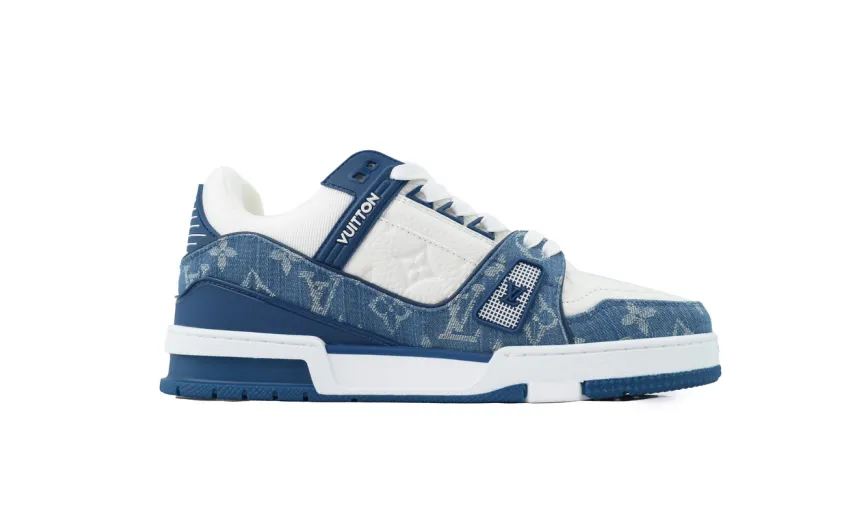 Bstsneaker- Louis Vuitton Top Chip Blue Skate ( NFC）