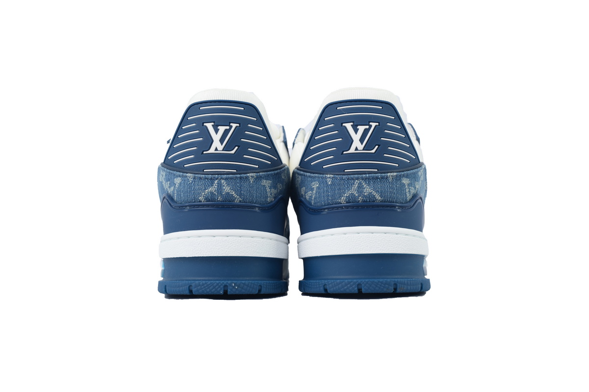 Bstsneaker- Louis Vuitton Top Chip Blue Skate (NFC) (One size larger)