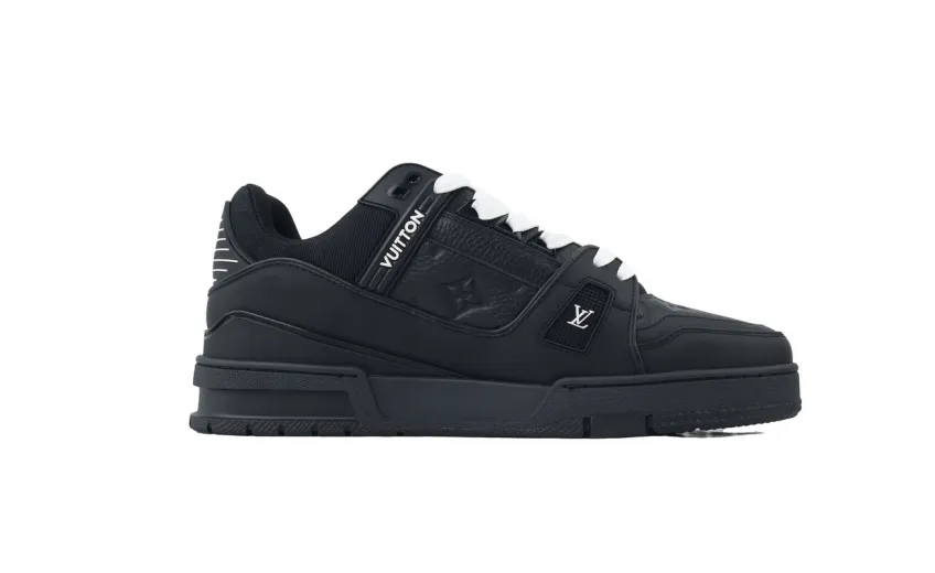 Bstsneaker- Louis Vuitton Top Chip Black Warrior Skate ( NFC）