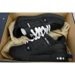 Bstsneaker- Louis Vuitton Top Chip Black Warrior Skate ( NFC）
