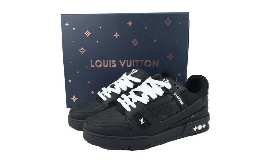 Bstsneaker- Louis Vuitton Top Chip Black Warrior Skate ( NFC）