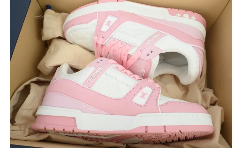 Bstsneaker- Louis Vuitton Top Chip Pink Skate ( NFC）