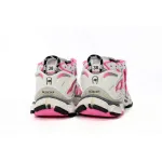 Bstsneaker-Balenciaga Runner White Fluo Pink (Women's) 677402 W3RBN 9155