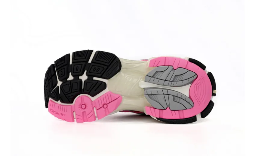 Bstsneaker-Balenciaga Runner White Fluo Pink (Women's) 677402 W3RBN 9155