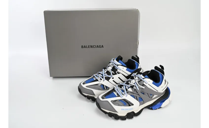 Bstsneaker-Balenciaga Tess S.Black Grey White Blue 542436 W3SR6 2501 