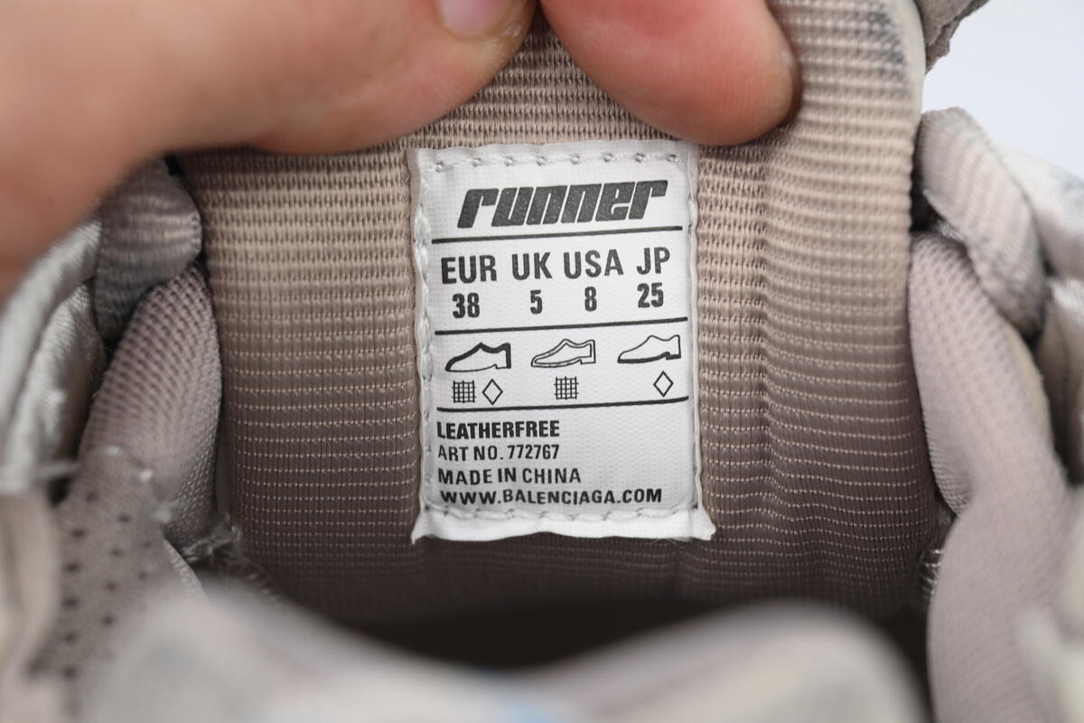 Bstsneaker-Balenciaga Runner Sneaker Brown Blue 772767 W3RNY 2240