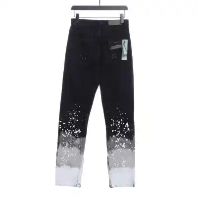 Bstsneaker-Fear of God Ink-splashed Zipper Jeans 210 02