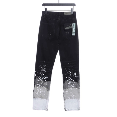 Bstsneaker-Fear of God Ink-splashed Zipper Jeans 210 02