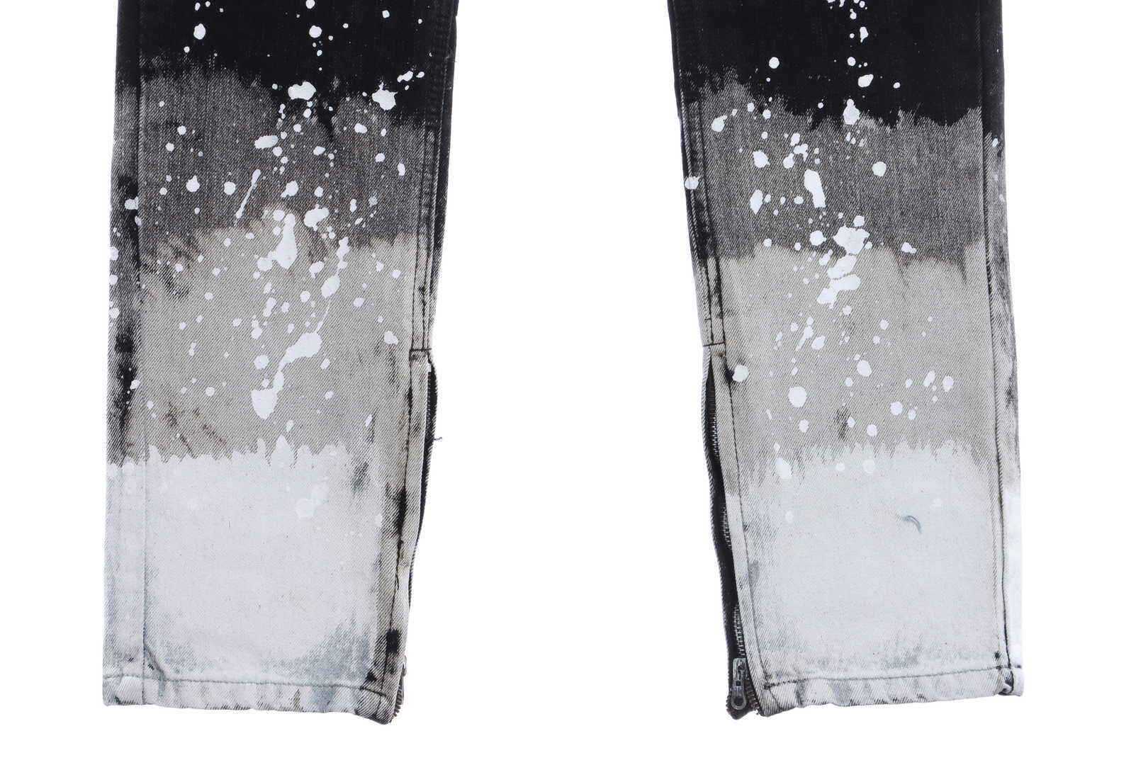 Bstsneaker-Fear of God Ink-splashed Zipper Jeans 210