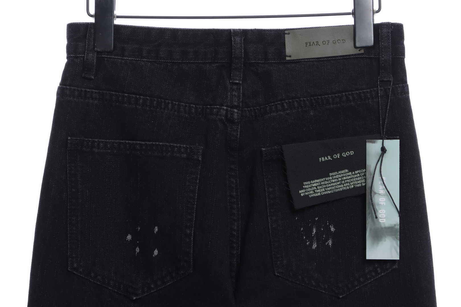 Bstsneaker-Fear of God Ink-splashed Zipper Jeans 210