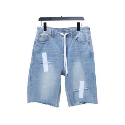 Bstsneaker-Maison Margiela Ripped Denim Shorts 180 01