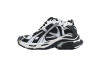 Bstsneaker-Balenciaga Runner Sneaker  White Black 772774 W3RMU 9010