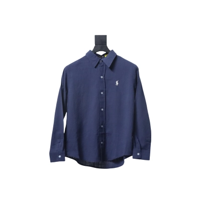 Bstsneaker-Ralph Lauren Linen Shirt Dark Blue 280 01
