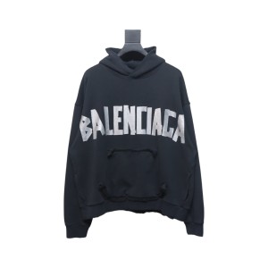 Bstsneaker-Balenciaga Tape Type Logo Hoodie 290