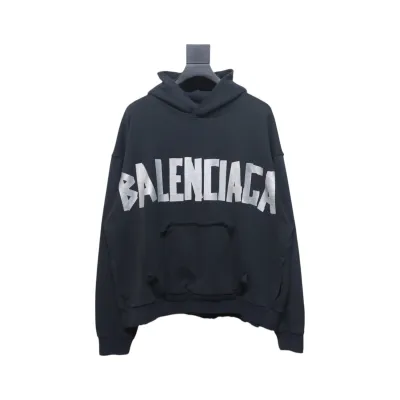 Bstsneaker-Balenciaga Tape Type Logo Hoodie 290 01