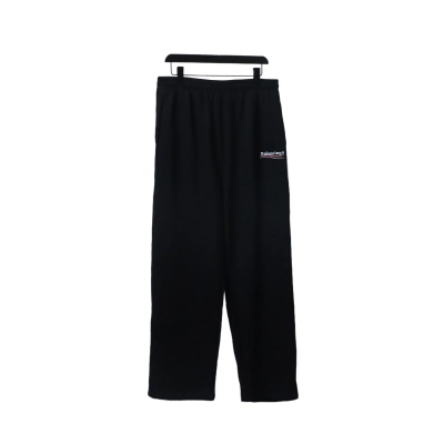 Bstsneaker-Balenciaga Black jogger pants Political Campaign 230 01