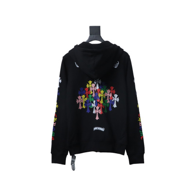 Bstsneaker-Chrome Hearts Multi Color Cross Hoodie 230 02