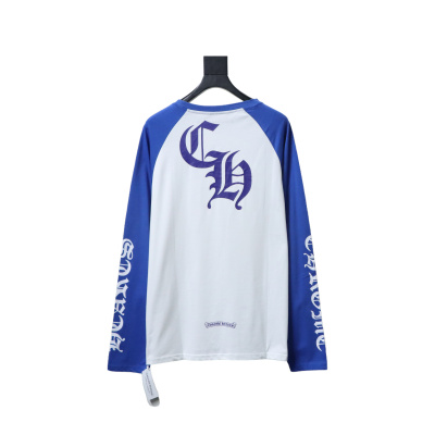 Bstsneaker-Chrome Hearts 25FW Blue Printed Long Sleeve T-Shirt 160  02