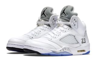 Bstsneaker-Air Jordan 5 Retro 'White Metallic' 2026
