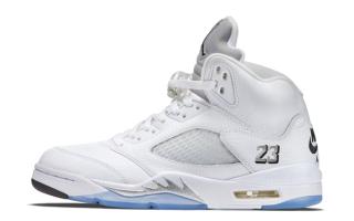 Bstsneaker-Air Jordan 5 Retro 'White Metallic' 2026
