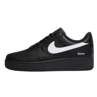 Bstsneaker-Nike Air Force 1 × Supreme Low Black/White CU9225-002 01