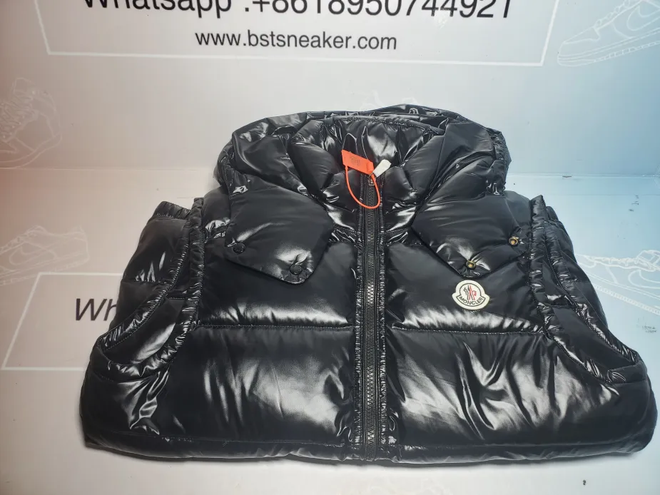 Bstsneaker-Moncler Black Down Vest Jacket 290