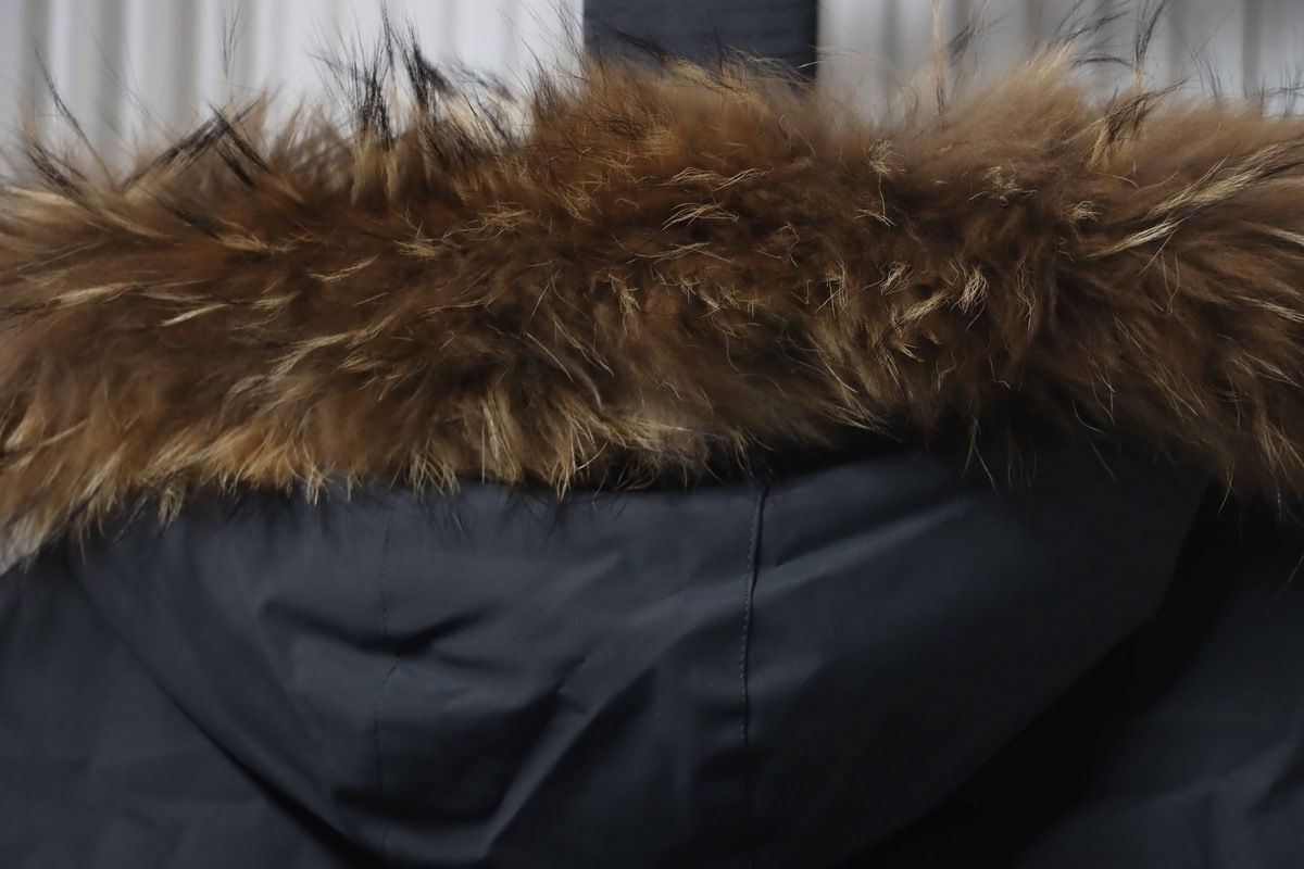 Bstsneaker- MLB Fur Collar Jacket  Grey