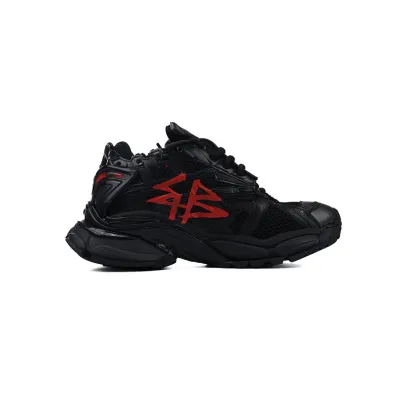 Bstsneaker-Balenciaga Runner Black And Red Characters 677402 W3RB1 0102 02
