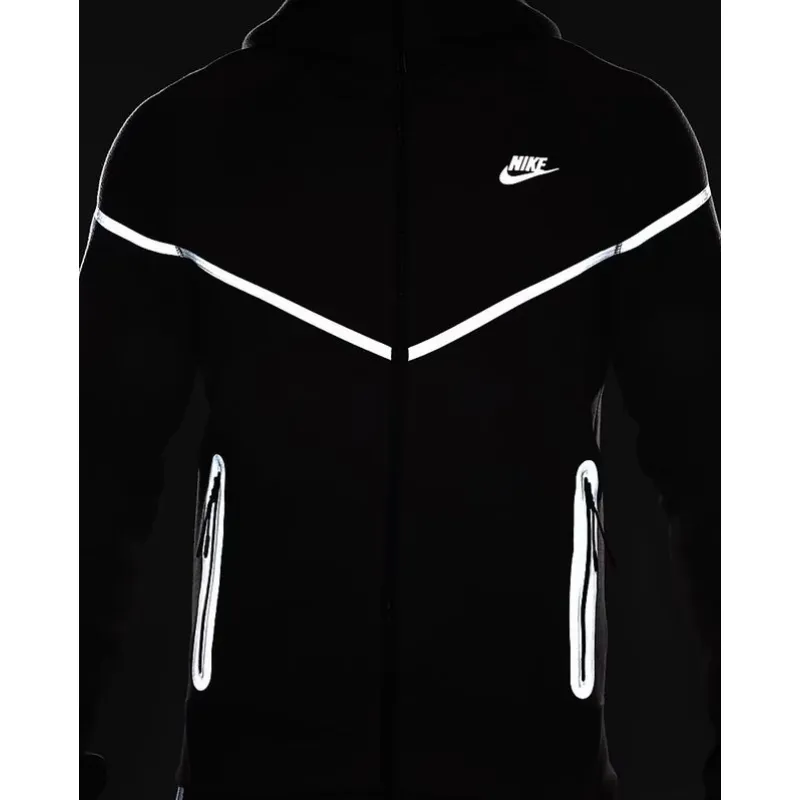 Bstsneaker- Nike Sportswear Tech Fleece Full-Zip Hoodie & Joggers Black Set